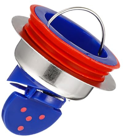 SHINEOFI Bouchon de Drain de Salle de Bain Inoxydable Préventeur Odeur de Eau Compatible avec Siphons de Sol Éviers Installation Facile