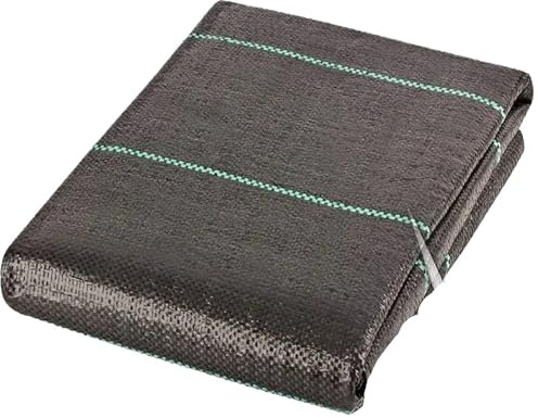 ENWWCH 5 Fuß x 300 Landschafts-Bodendecker 3,2 oz. Schwere, aus PP gewebte Unkrautbarriere, Bodenerosionsschutz und UV-stabilisiert Für Garten
