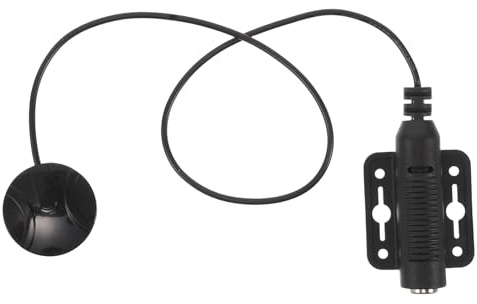 Mikikit Tragbarer Universeller Akustikgitarren Tonabnehmer mit Klebefläche für Ukulele Kalimba Banjo Elektrisch Bohrfrei Klare Klangaufnahme für Konzerte und Studio
