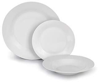 Barazzoni 82000501, Set di piatti 18 pezzi, 6 posti tavola, Nuvola