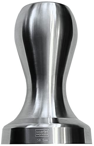 scarlet espresso | Tamper »Solido Affilato« inox sharp edge CNC präzisionsgefertigt, Edelstahl, massiver Profitamper (Edelstahl, 58.5 mm)