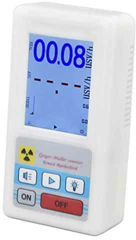 Strahlungsdetektor, Strahlungsmessgerät, BR-6 Geigerzähler Leicht Ablesbarer Multifunktionaler Radioaktiver Detektor für Elektromagnetische Strahlung