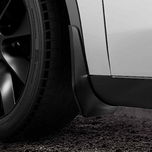 Spigen Paraspruzzi Anteriori e Posteriori per Auto, WeatherBloc Parafanghi progettati per Tesla Model Y