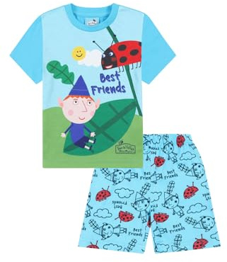 Ben & Holly Ben and Holly's Little Kingdom Best Friends Short Pyjama Set PJs for Kids (18-24 Months) Blue