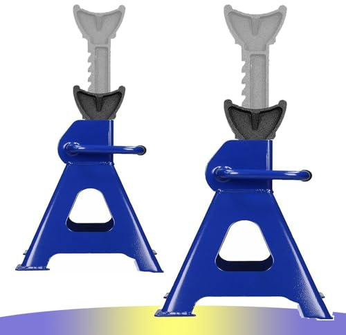 YouseaHome 3 Tonnen Unterstellböcke Auto PKW Achse Wagenheber Ständer Auto, Höhenverstellbar von 290 mm bis 430 mm, Stützböcke Wagenheber Ständer Modellwahl, 1 Paar