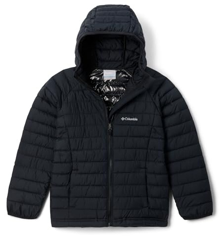 Columbia Ungdomsjacka med huva för flickor, Powder Lite II