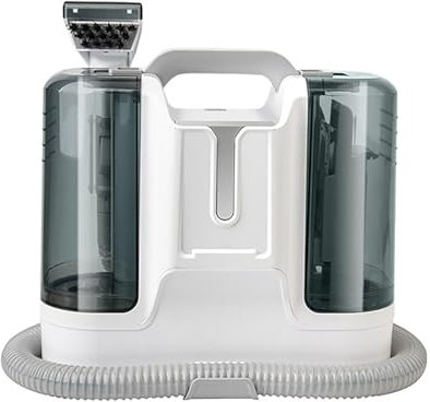 HEYKAR Potente Pulitore a Vapore, Aspirapolvere a Vapore per Tessuti, Vaporizzatore Multiuso per Casa, Mobili, Tappezzeria, Divano, Moquette, Piastrelle e Auto