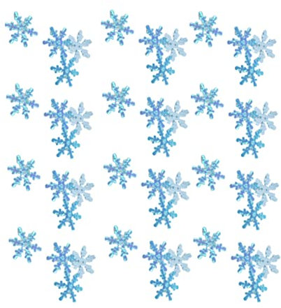 Garneck 2er Pack Weihnachtsschneeflocken Aus Kunststoff 600 Stück Ideal Für Festliche Tischdekoration Weihnachtsbaum Schmücken Und Kreative DIY Projekte Für Zuhause Café Und