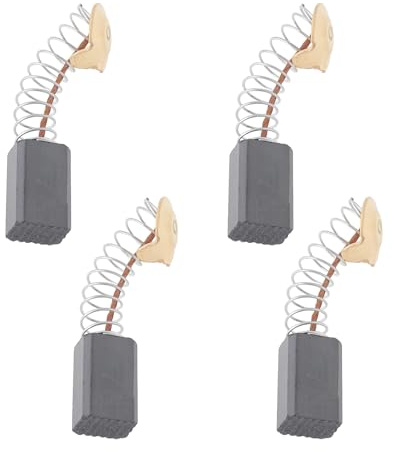 EMSea 2 Pares de Escobillas de Carbón con Resorte de Motor de 6,4x7,4x12mm Número de Pieza 633821 Adecuado para Taladro Percutor SDS Plus de 850 W Reemplazo de Escobillas de Carbón