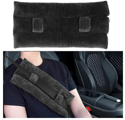 JNNJ Coussin Ceinture Sécurité Amovible, Voiture Protège Ceinture Sécurité Coussin, Coussin Pelucheux Ceinture Sécurité Voiture, Accessoires Universels Décoration Et Protection Intérieur Automobile