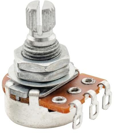 Alpha A250K Mini Pots Metrisch Short Split Shaft 6,5mm Audio Taper Potentiometer für E-Gitarre Bass