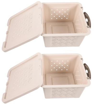 iplusmile 2 Stück Pack Hamstertransportbox aus Robustem Kunststoff Atmungsaktive Kleintierbox für Reisen und Außeneinsatz Kleine Haustier Tragebox für Hamster und Nager