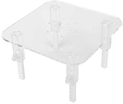 RASTKY Acrylic Protein Separator Bracket for Noise Reduction, Strong Visual Sense for Fish Tank Lovers, M Size, Shown (Large egg skimmer stand)