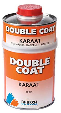 De IJssel 2K Boat Paint Teak Semi-Transparent | 750 ml | Double Coat Karaat 2K Varnish Yacht Varnish for Wood