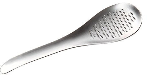 Stainless Steel Ginger Grater Spoon Lime Lemon Zester Cheese Grater Wasabi Ginger Stainless Garlic Press Grinding Gadget