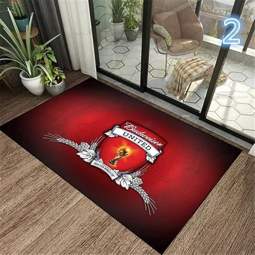 bailongma Motif De Bière Tapis Décoratif en Flanelle Bar Moderne Salon Salon Tapis De Sol Tapis De Chambre B791 120×180CM