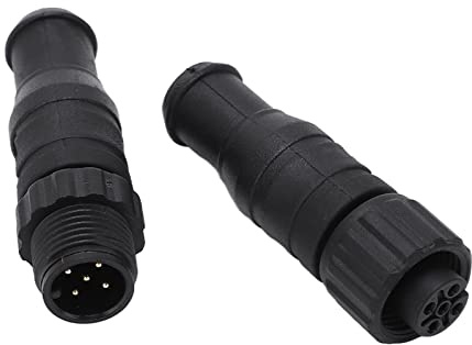 Für NMEA 2000 Terminator Paar 2 STÜCKE Marine Für NMEA 2000 Terminatoren M12 Männlich Weiblich 5 Pin IP67 Wasserdicht Für Lowrance Networks Terminator Paar Für NMEA 2000