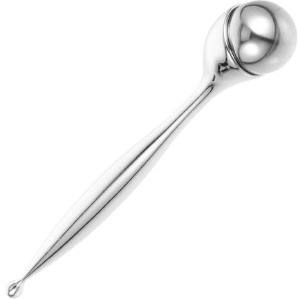 Beavorty 1 Stück Roller Augenmassagegerät Schönheitswerkzeuge Gesichtsroller Damenwerkzeuge Metall-Augencreme- Metall-Augenroller Gesichtsmassagestab Eisschönheitsroller