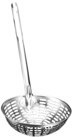 Ciieeo Cucharón Espumadero Colador De Pasta Acero Inoxidable Resistente Al Calor Utensilios De Cocina Para Servir y Escurrir Alimentos Uso Doméstico