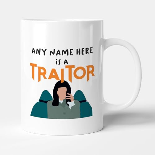 Victorian Printing Co - Personalised Traitor - Television Series New Job Gift Mug, Ceramic, 11fl.oz.