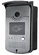 Videocitofono Wifi, di videocitofono campanello for porte senza fili Videocitofono Tuya IP for sblocco remoto della scheda RFID Touch Screen dell'appartamento domestico per la sicurezza domestica(UCYB