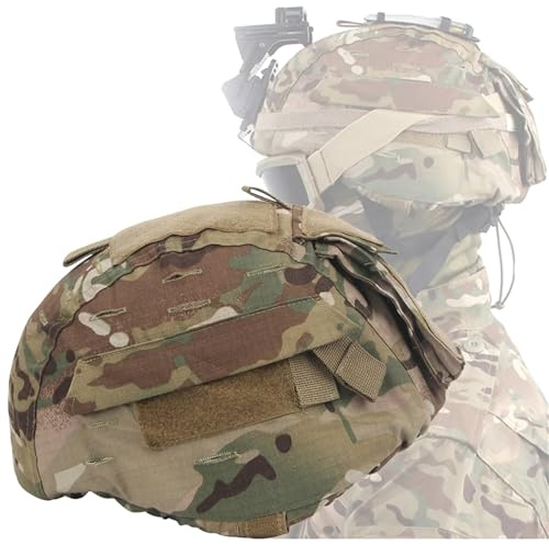 YChoolco Funda táctica for Casco Mich 2000, Accesorios for Casco de Caza, Airsoft y Paintball.(MC)