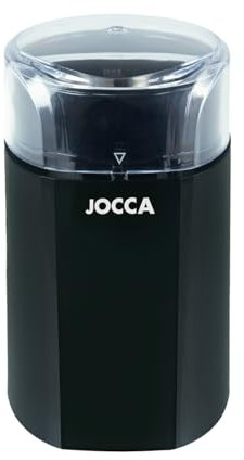 JOCCA - Molinillo de café eléctrico 60g | Cuchillas acero inoxidable | Motor potente AC | Para café, especias, semillas y frutos secos
