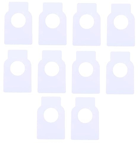 Cabilock 100piezas Etiquetas De Doble Cara para Botellas De Vino Etiquetas De PVC Prácticas Colgantes Creativas para Botellas De Vino para Bodegas