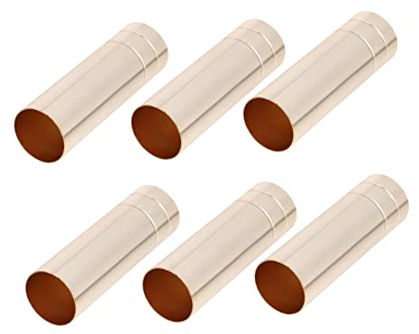 DIYEAH 6 pièces Accessoires Suspension Tube Bougies Lustre Couvercle de Douille de Lampe pour Lustre Cristal Européen et Rétro et Facile à Installer Décoratif pour Chambre