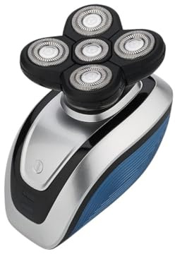 Beaupretty Afeitadora Eléctrica Recargable USB para Hombre Cuchillas Flotantes Perfiladora Barba y Cabeza Recorte Inteligente Dual Uso Seco y Húmedo