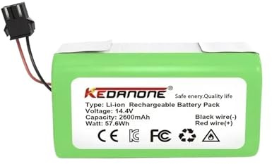 Batería De Iones De Litio De 14,4 V Y 4,0 Ah For Aspiradora. Compatible Con Cecotec Conga Excellence 950, 990 Y 1090; Ecovacs Deebot DN621, 601/605; Y Eufy RoboVac 35C.(3500mAh)