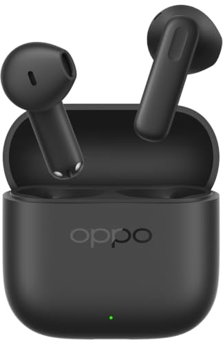 OPPO Enco Buds3 Auricolari Wireless, 48H di Riproduzione, Driver Dinamico da 12,4mm, Suono Spaziale 3D, Slate Black