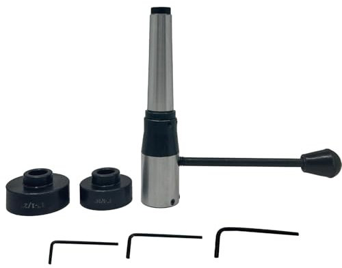 Drehmaschine Reitstock Schneideisen Halter Befestigung in 3MT-Schaft €“ mehrere Schneideisen Größen 13/16 Zoll, 1 Zoll, 1 5/16 Zoll, 1 1/2 Zoll