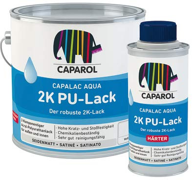 Caparol Capalac Aqua 2K PU-Lack, weiß, 0,75l