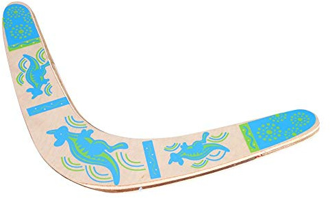 Keenso V-förmiger Bumerang, Outdoor Holz zurück Boomerang Flying Boomerang Outdoor Spiele Bumerang Spielzeug