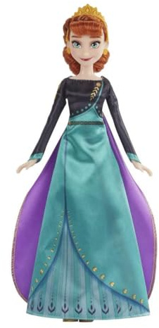 Hasbro Eiskönigin 2 Königin Anna Modepuppe, Kleid, Schuhe und rote Haare, Spielzeug für Kinder ab 3 Jahren Mehrfarbig