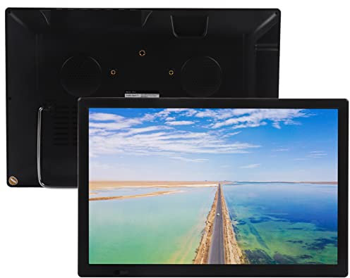 Dpofirs 15.4in Digital Portátil ATSC VHF UHF TFT HD Pantalla LED TV, Televison de Mano Mini TV para Automóvil Caravana Camping Cocina Al Aire Libre, con Salida de Entrada AV, HDMI, USB