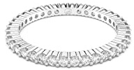 Swarovski Matrix Vittore Ring, Weiße Rundschliff-Kristalle
