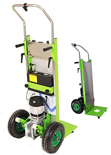 WTHOME Montascale Elettrico per Camion di Sacchi, montascale Elettrico Portatile con capacità di 280 kg, Batteria Rimovibile - Motore Senza spazzole di Alta qualità, Braccio di Supporto a Forma di S