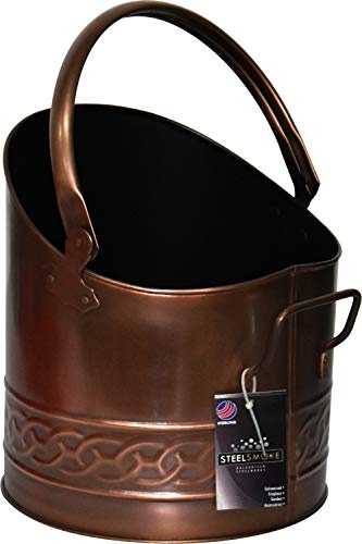 Galvanised Mini Coal Bucket Fireside Tools (Copper)