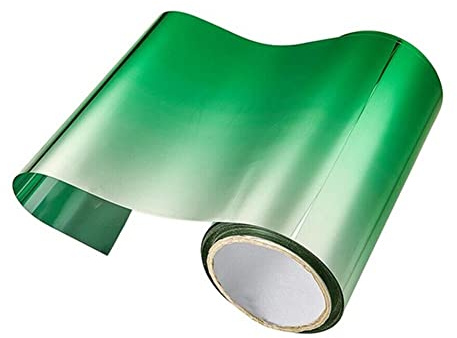 Slakerbe Sonnenschutzfolie für Windschutzscheibe, 20 cm x 150 cm, selbstklebend, Vinyl, abgestufte Farbe, Schutz für Windschutzscheibe, Grün