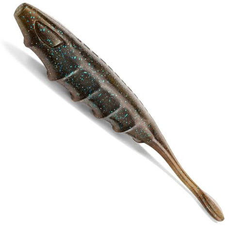 Nays NDL Gummifisch - Gummiköder, Softbaits zum Angeln auf Raubfische, Kunstköder, Gummifische zum Jiggen, Angelköder, Farbe:C-02, Länge/Packungsinhalt:10.9cm / 7 Stück