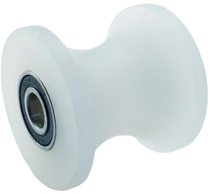 FASOLI Rollenlagerrolle Nylon-U-Schienenrad Polypropylen PP-Material Ausgestattet mit 304-Edelstahl-Lagern Feste Seilrolle for Aufhängen 1Stk (Color : 20-65MM inner12)