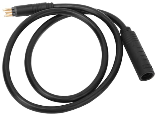 Yosoo Health Gear 9 Pin E Bike Motor Extension Cable, Waterproof Wheel Cable for Electric Bike Female to Male Wire Accessory Cable Adapter for Cycle Bicycle Ebikeling Connector (1.5 flat 600mm)