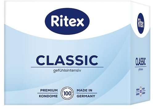 Ritex Classic Kondome - gefühlsintensiv für besonders intensives Empfinden, 100 Stück, Made in Germany (1er)