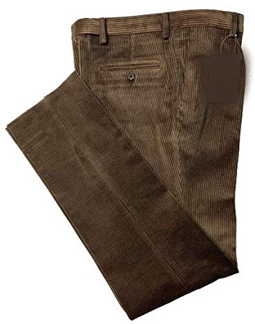 BLOCCO94 Pantalone Uomo in Velluto Visconti di Modrone Drop 4 Senza Pence