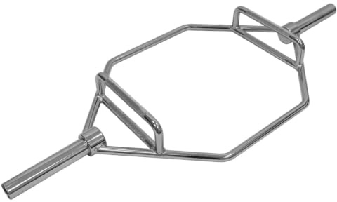 GymBeam Lifter Trap Bar - Olympische Hexagon Hantelstange für Kreuzheben und Kniebeugen, 20kg, 320kg Tragfähigkeit, 50mm Standarddurchmesser, aus strapazierfähigem Stahl