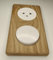 Plaque double en bois pour interrupteur/prise (Compatible Legrand® Dooxie)