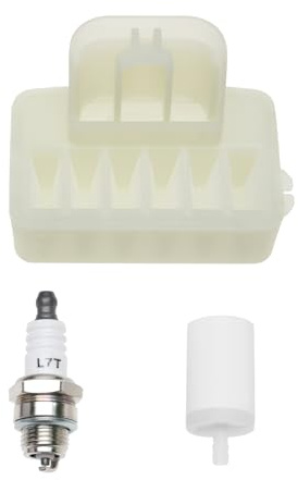 Create idea 3 Sätze Luftfilter Zündkerze Kraftstofffilter Kompatibel mit Husqvarna 135 135E 140 140E 435 435E 440E Kompatibel mit McCulloch CS350 CS390 CS410