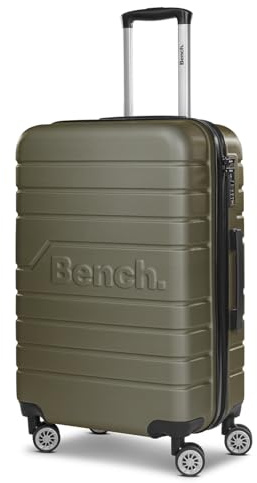 Bench mittelgroßer Hartgepäck Check-in Koffer | Trolley 42 x 26 x 69 cm aus hochwertigem, robustem ABS Material | für Damen und Herren | 4 Doppelrollen & TSA-Schloss | Seattle Serie